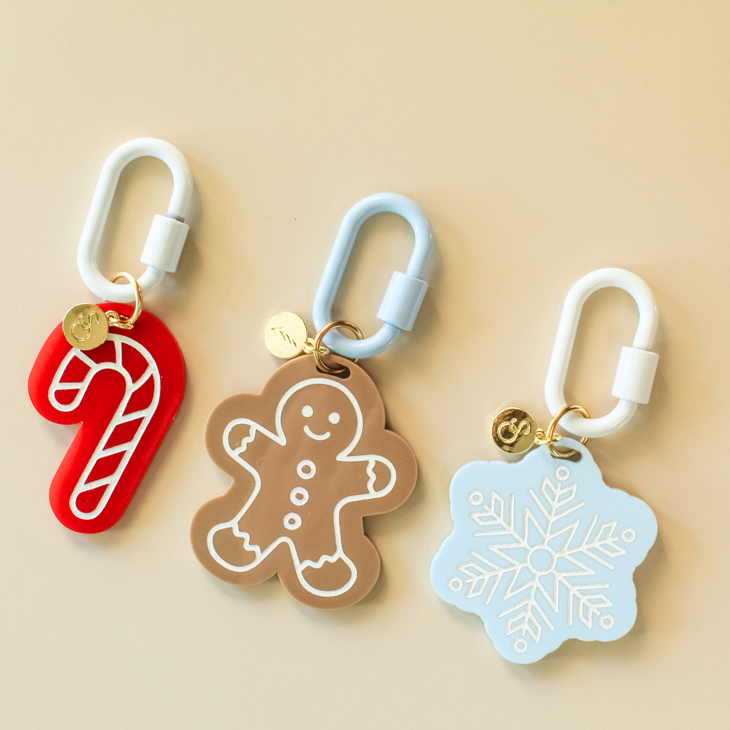 Candy Cane Bag Charm