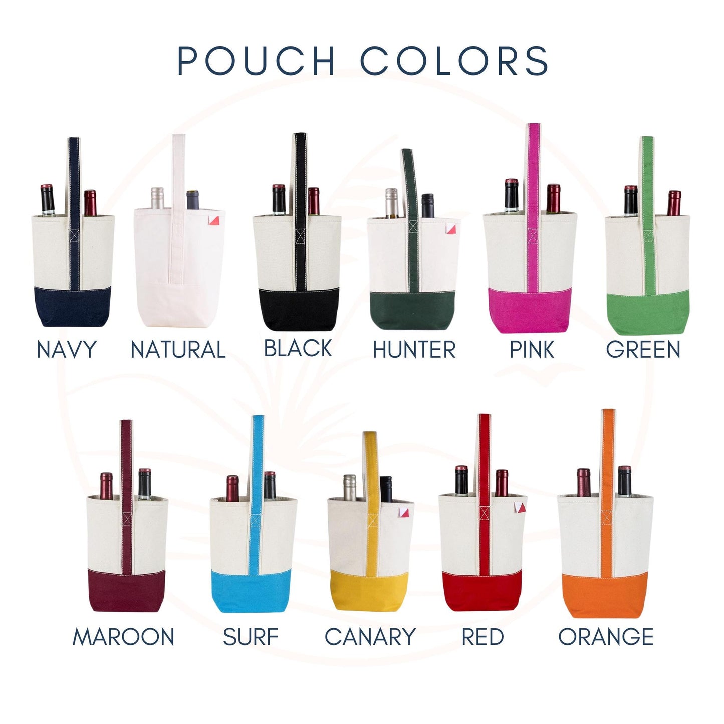 Personalized Canvas Wine Tote | Personalized Gift | Custom Wine Tote | Bachelorette Gifts | Christmas Gift | Ombre Monogram | Hostess Gift