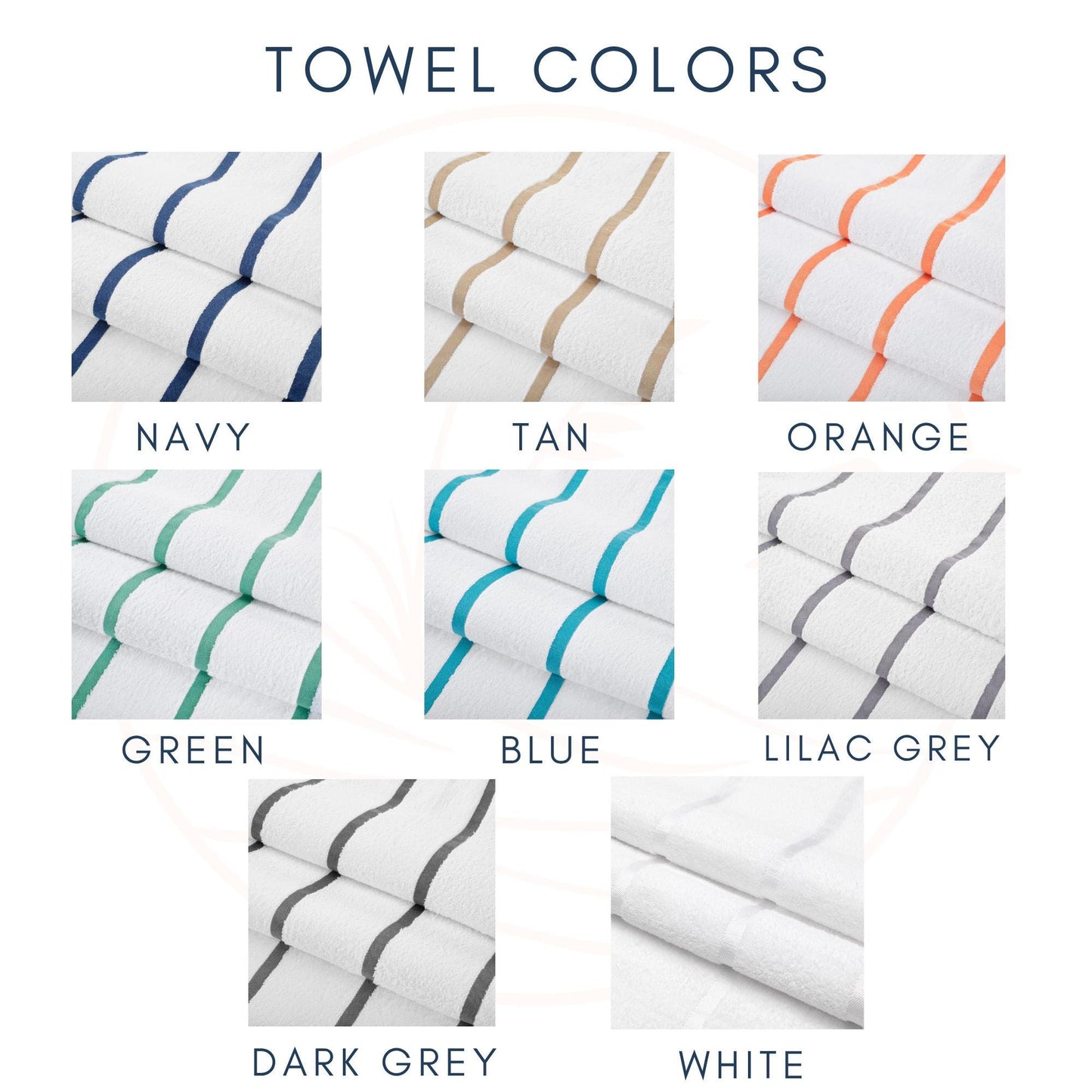 Personalized Stripe Beach Towel | Custom Towel | Personalized Gifts | Monogrammed Towel | Bachelorette Gifts | New Home Gift