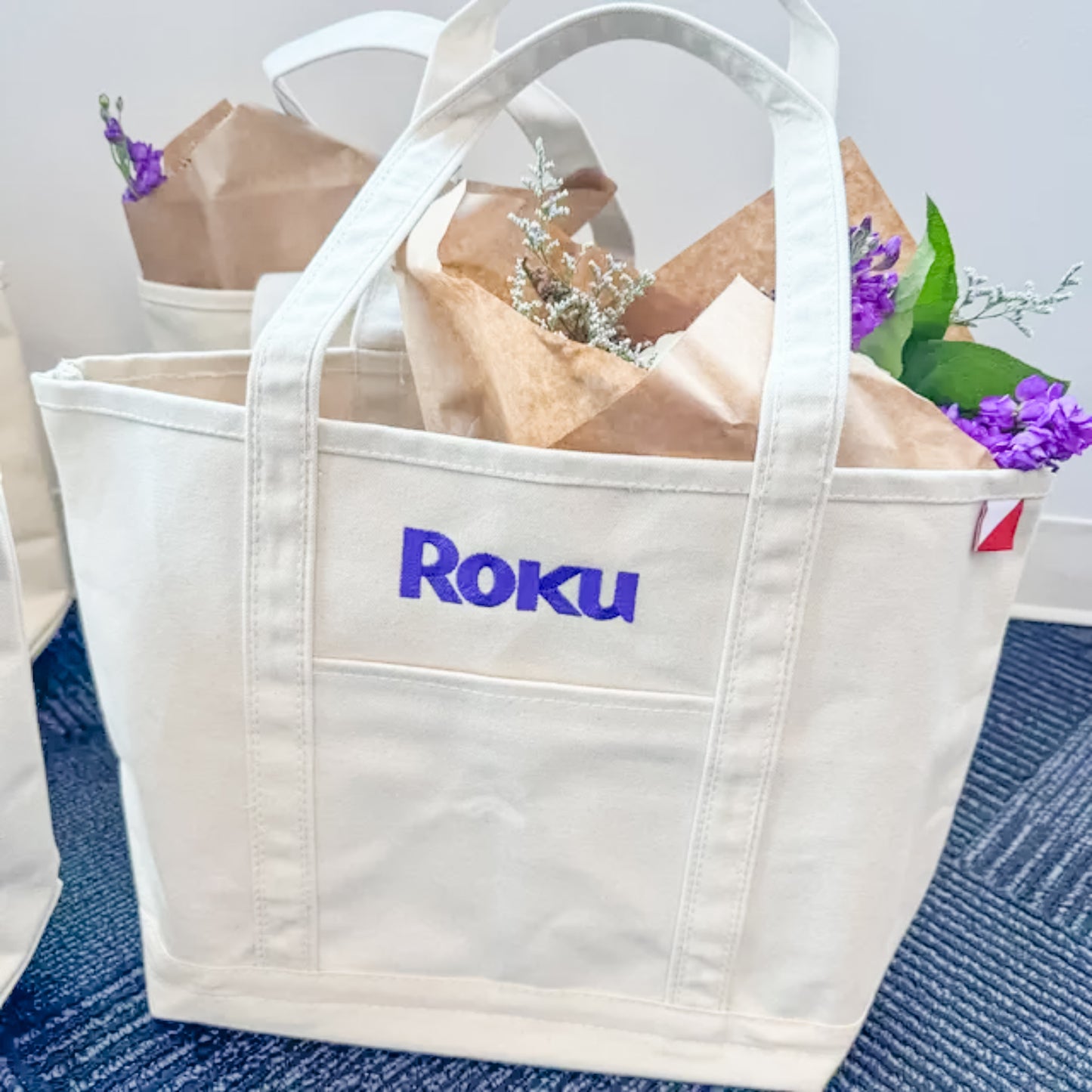 Custom Logo Canvas Tote Bag