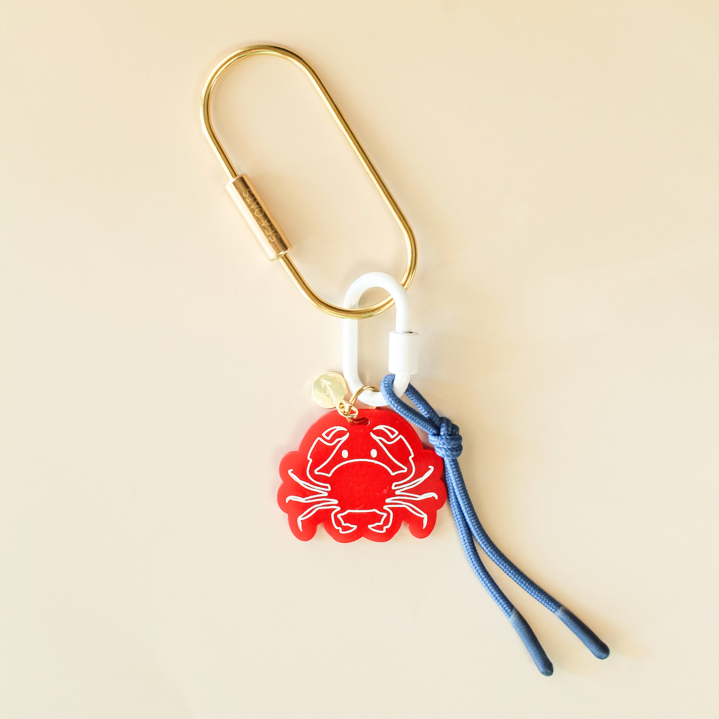 Crab Bag Charm