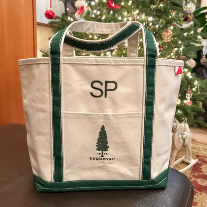 Custom Logo Canvas Tote Bag