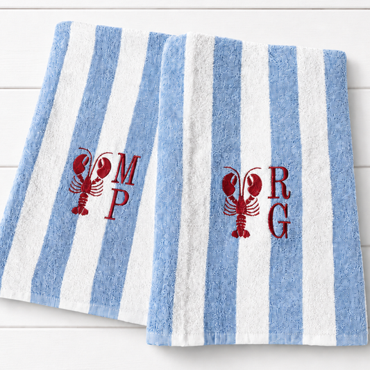 Pastel Cabana Stripe Towels