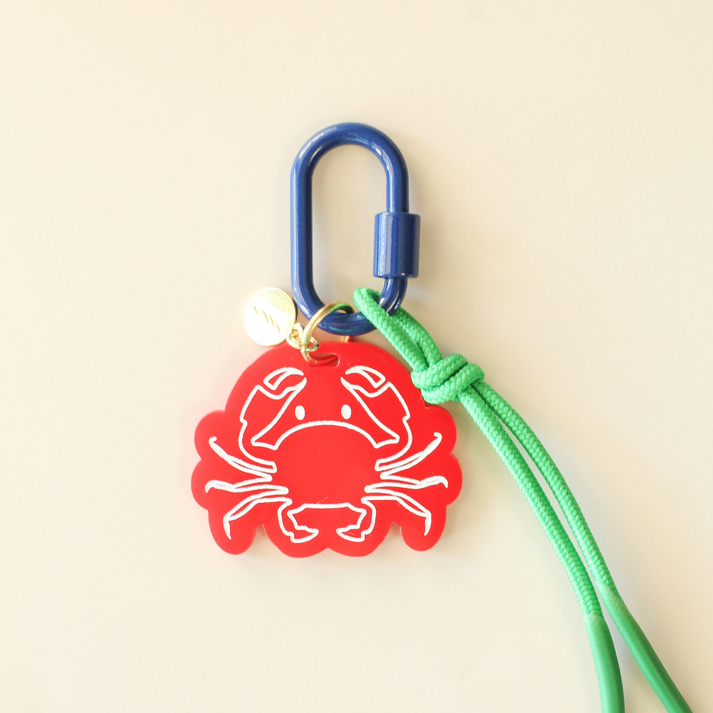 Crab Bag Charm