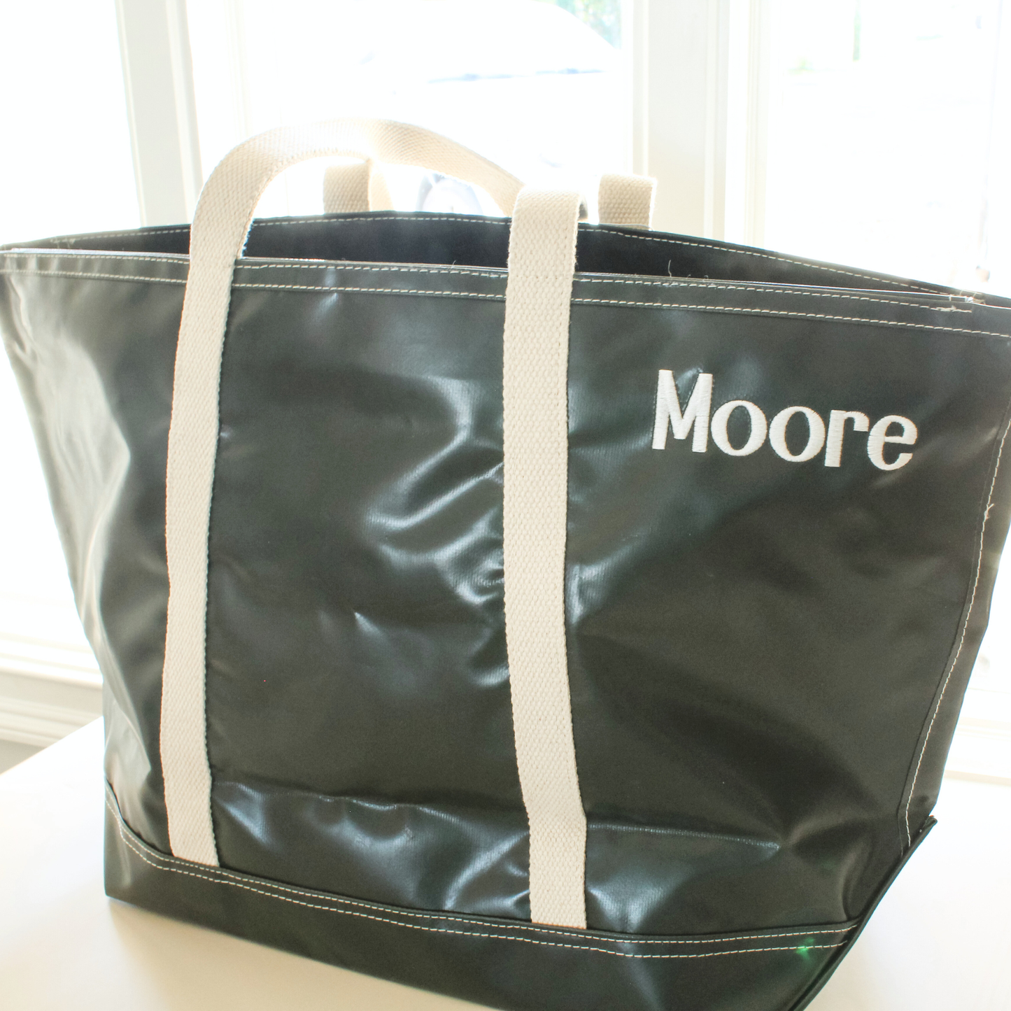 Large Vinyl Tote Bag