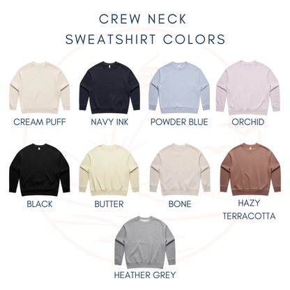 Embroidered “saturdays in the south” Crewneck Sweatshirt