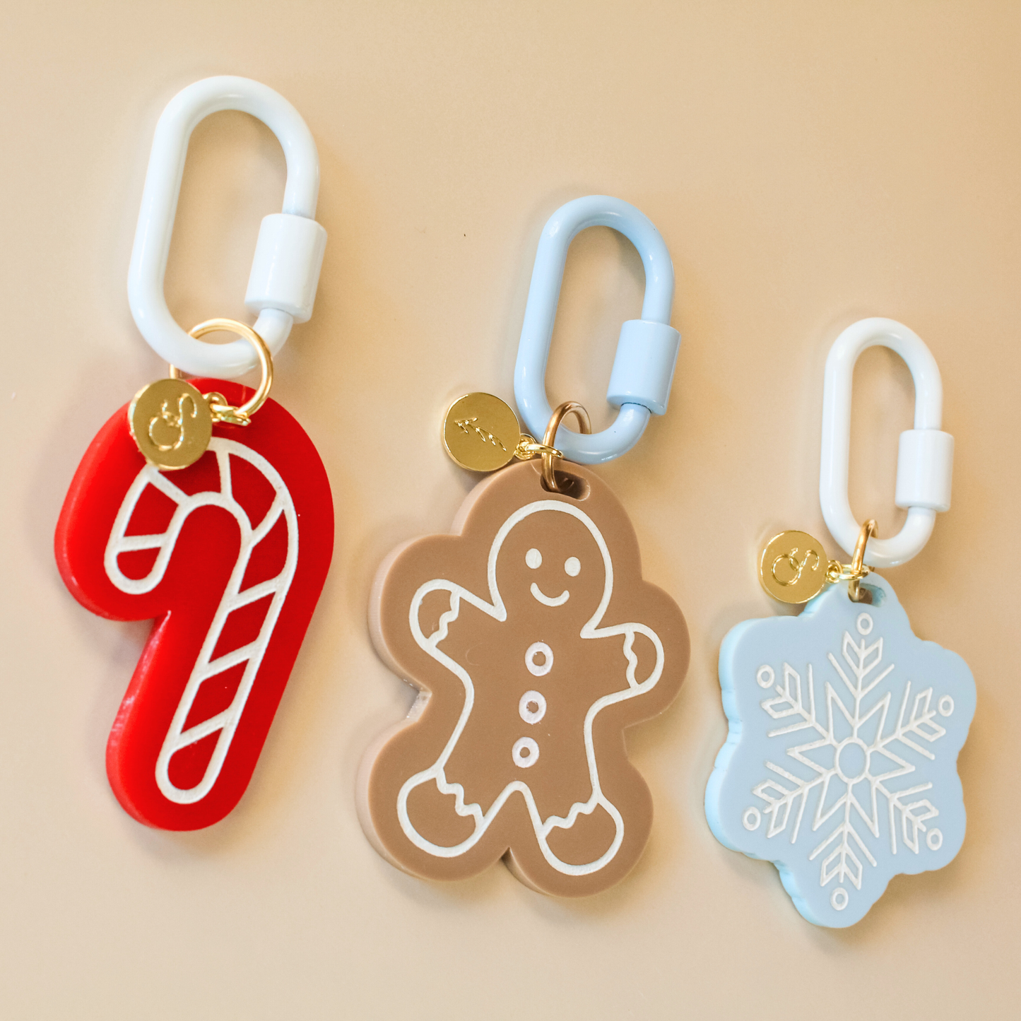 Candy Cane Bag Charm