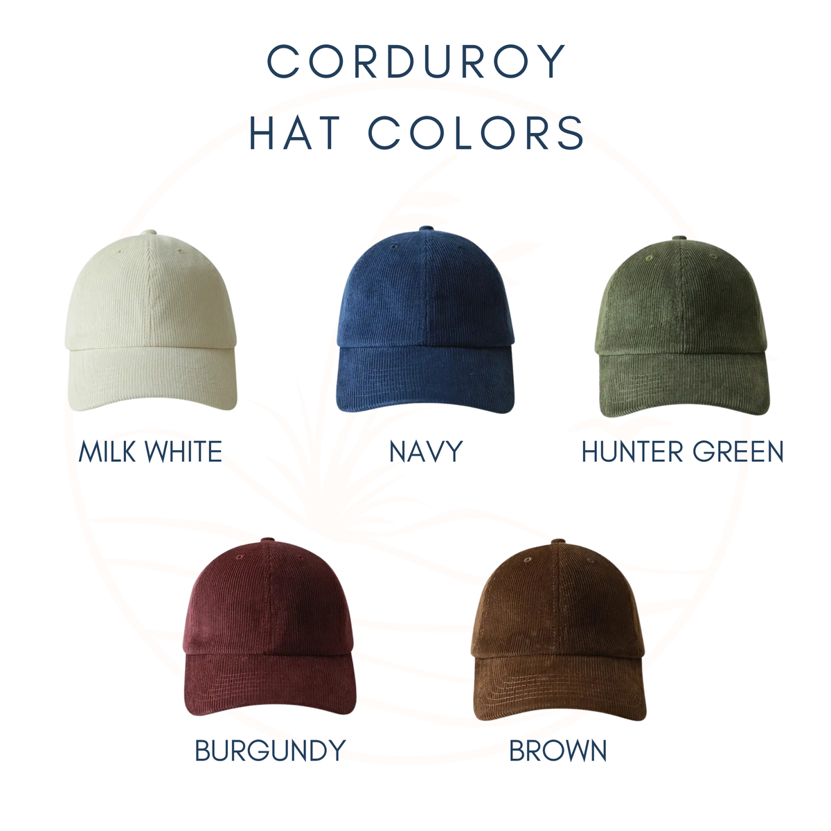 Lucky Duck Embroidered Corduroy Dad Hat