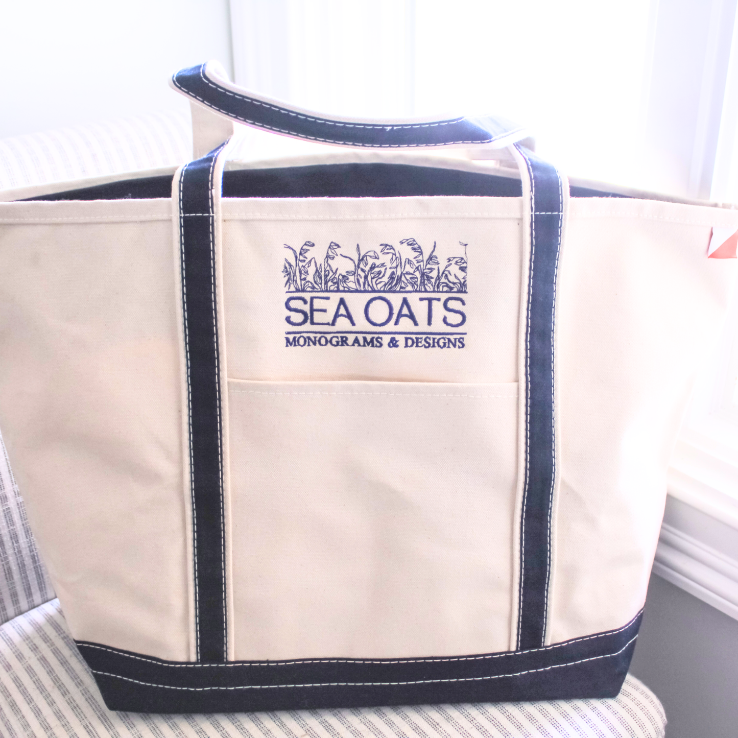 Custom Logo Canvas Tote Bag
