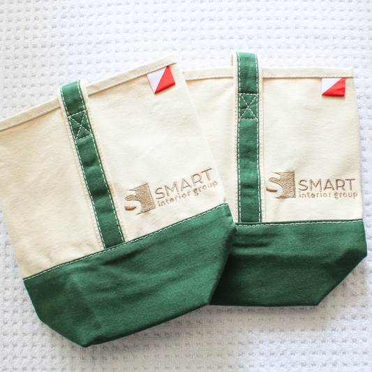 Custom Logo Canvas Wine Tote