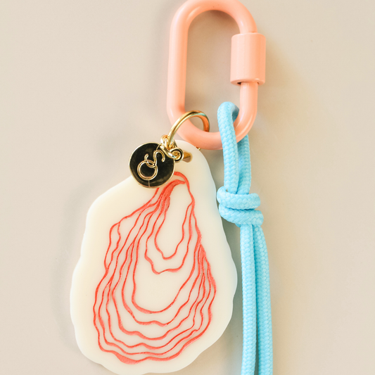 Oyster Shell Bag Charm | Cream