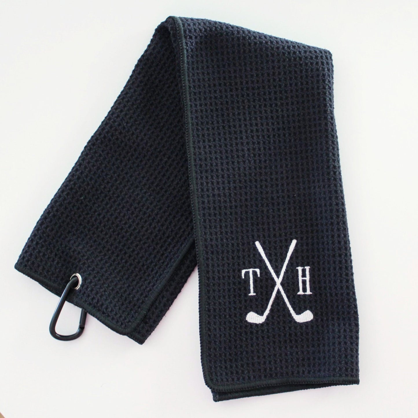 Personalized Golf Towel | Embroidered Sports Towel | Custom Golf Towel | Personalized Gifts | Golf | Tennis | Pickleball
