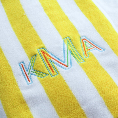 Personalized Embroidered Cabana Striped Beach Towel