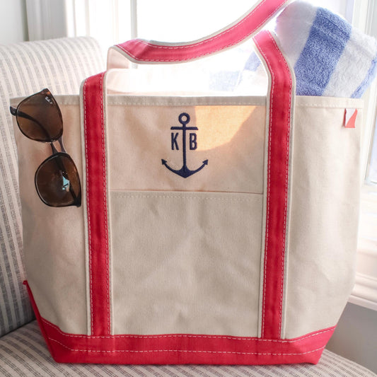 Personalized Custom Embroidered Canvas Tote Bag