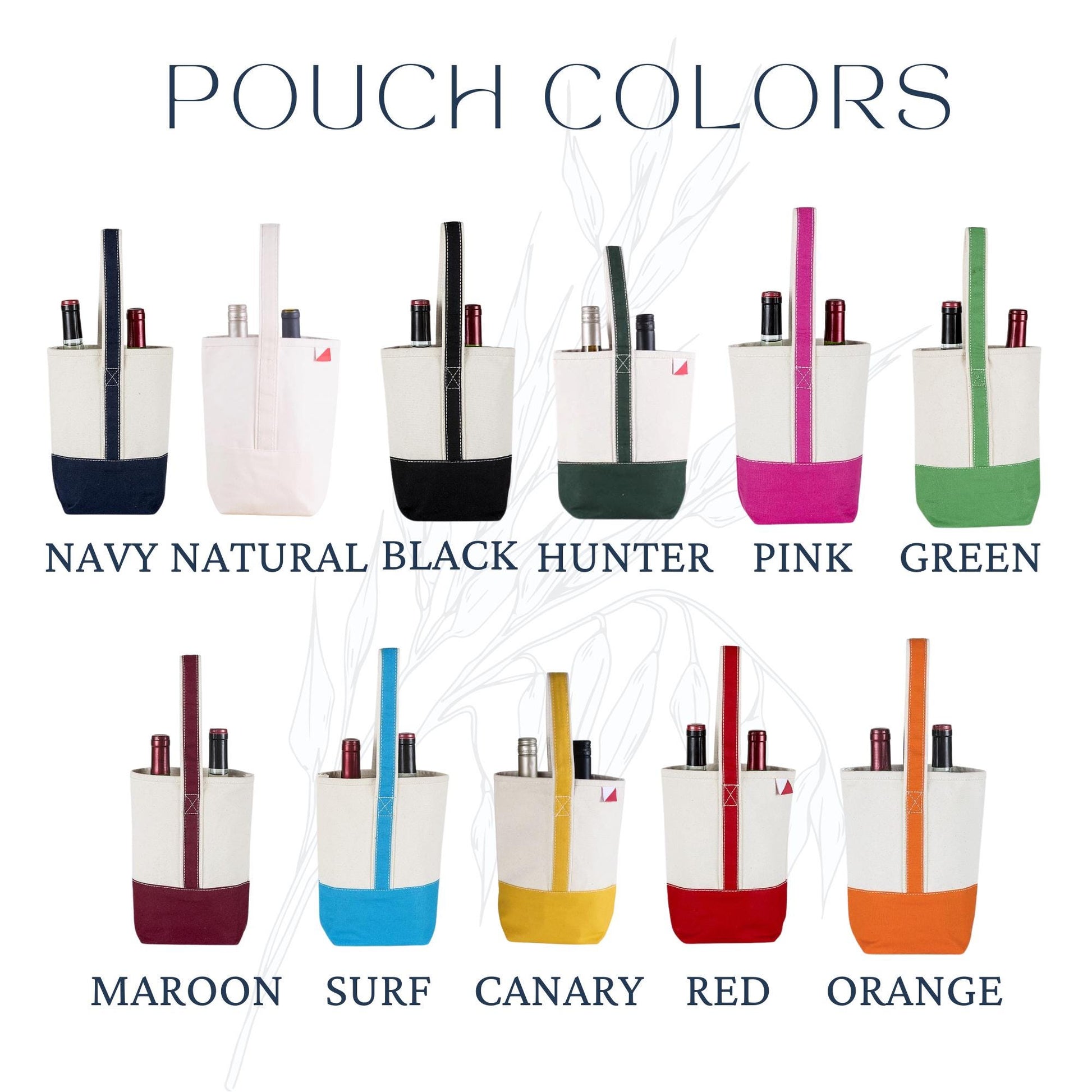 Custom Logo Canvas Wine Tote | Business Branded Gifts | Custom Company Logo Canvas Wine Tote | Corporate Gift | Branded Christmas Gifts