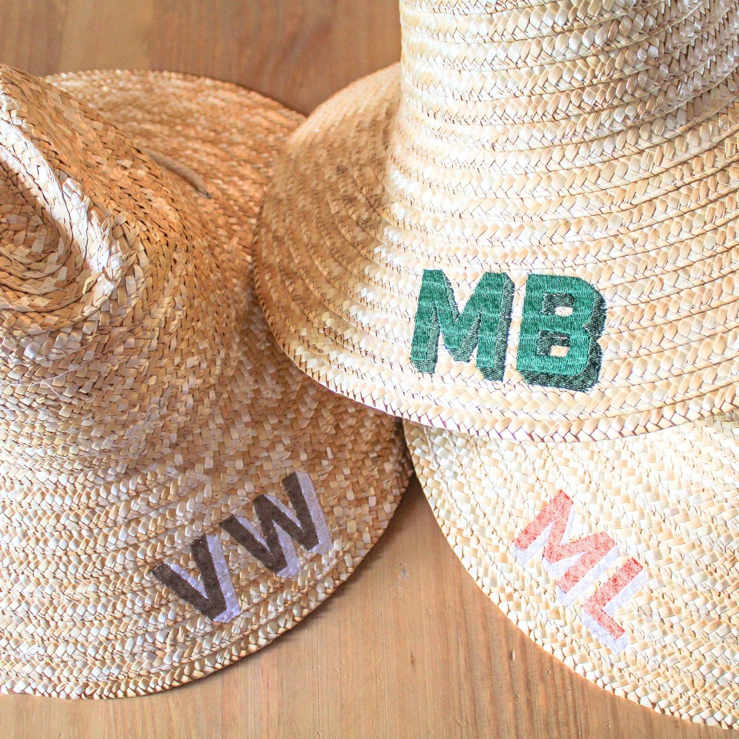 Personalized Straw Beachcomber Hat | Sun Hat | Beach Hat | Bachelorette Gift | Personalized Gifts | Lifeguard Hat | Monogrammed Straw Hat