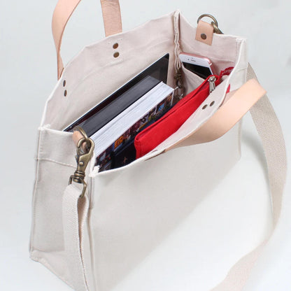 Personalized Canvas Mini Crossbody Tote | Personalized Tote Bag | Monogram Tote Bag | Personalized Gift | Box Tote | Work Bag | School Tote