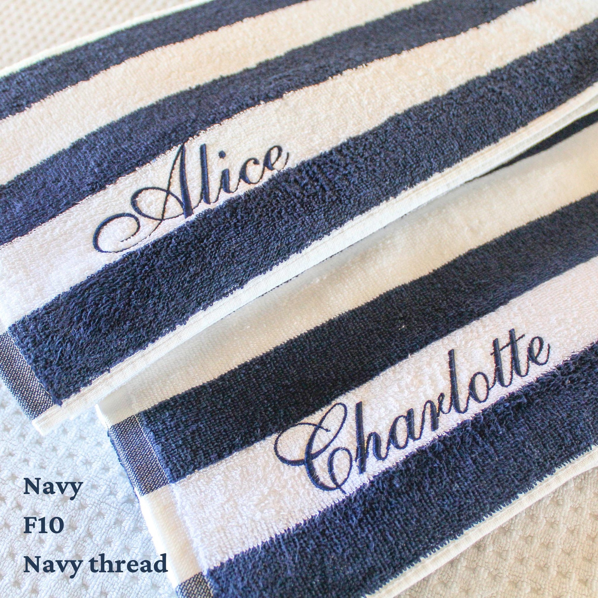 Cabana Stripe Beach Towel | Custom Towel | Personalized Beach Towel | Personalized Gifts | Monogrammed Towel | Bachelorette Gifts