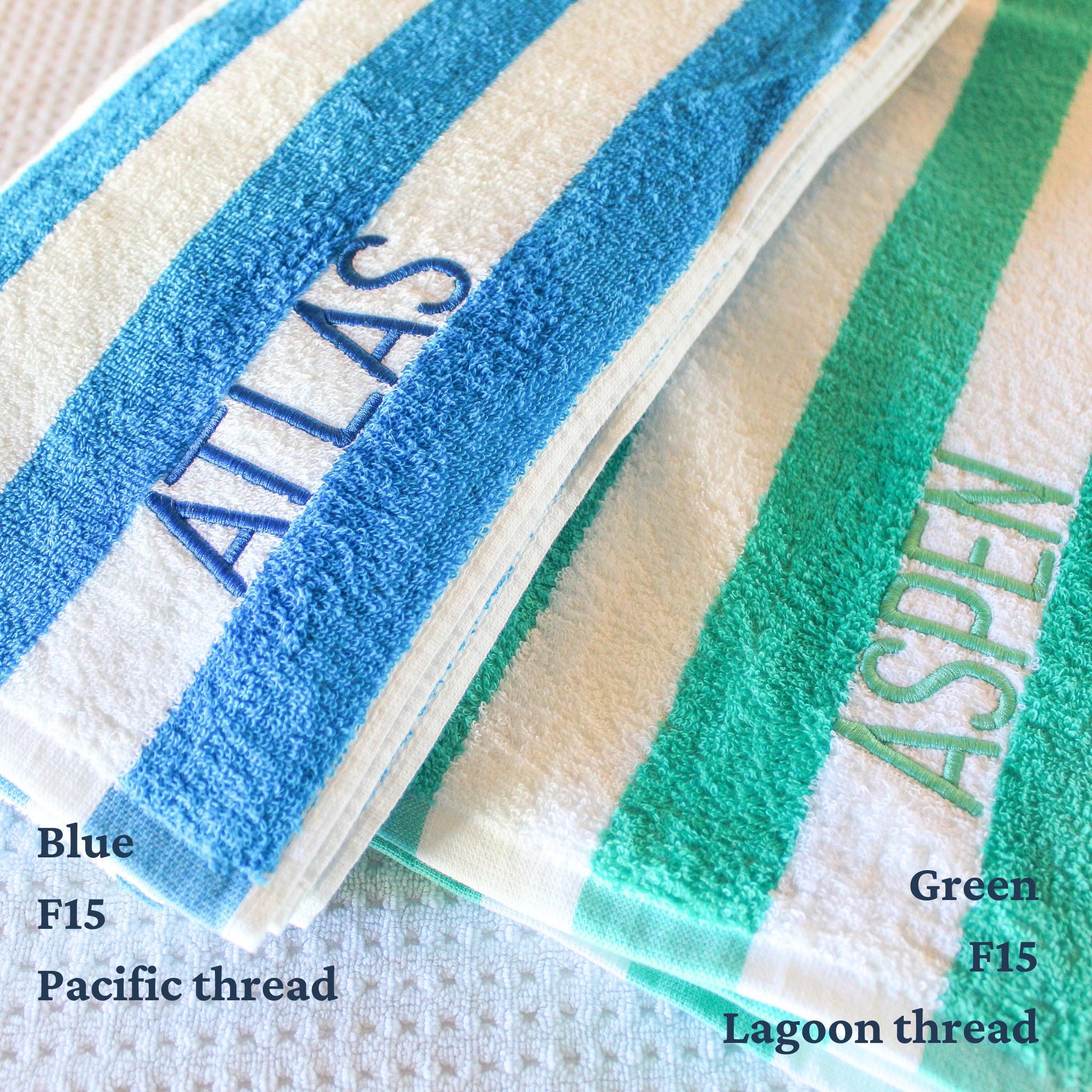 Cabana Stripe Beach Towel | Custom Towel | Personalized Beach Towel | Personalized Gifts | Monogrammed Towel | Bachelorette Gifts