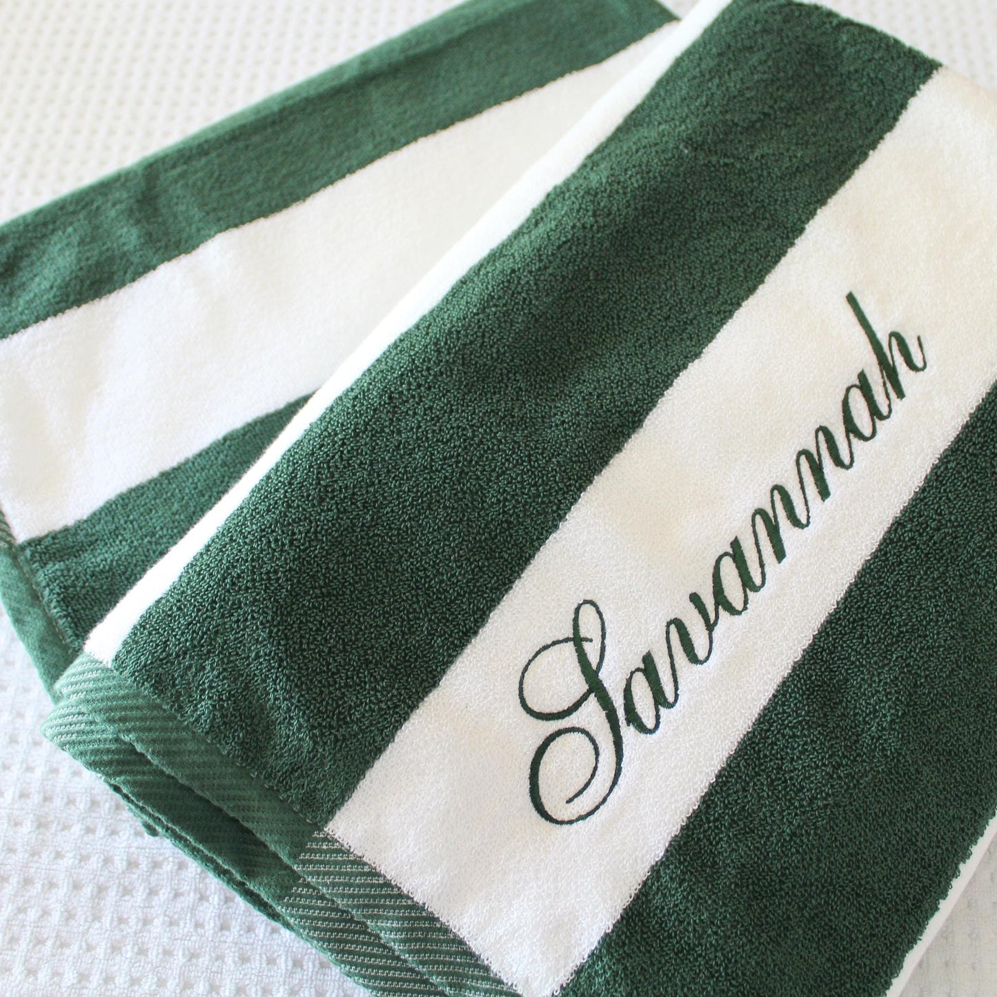 Classic Cabana Stripe Beach Towel, Custom Towel, Personalized Beach Towel, Personalized Gifts, Monogrammed Towel, Bachelorette Gifts