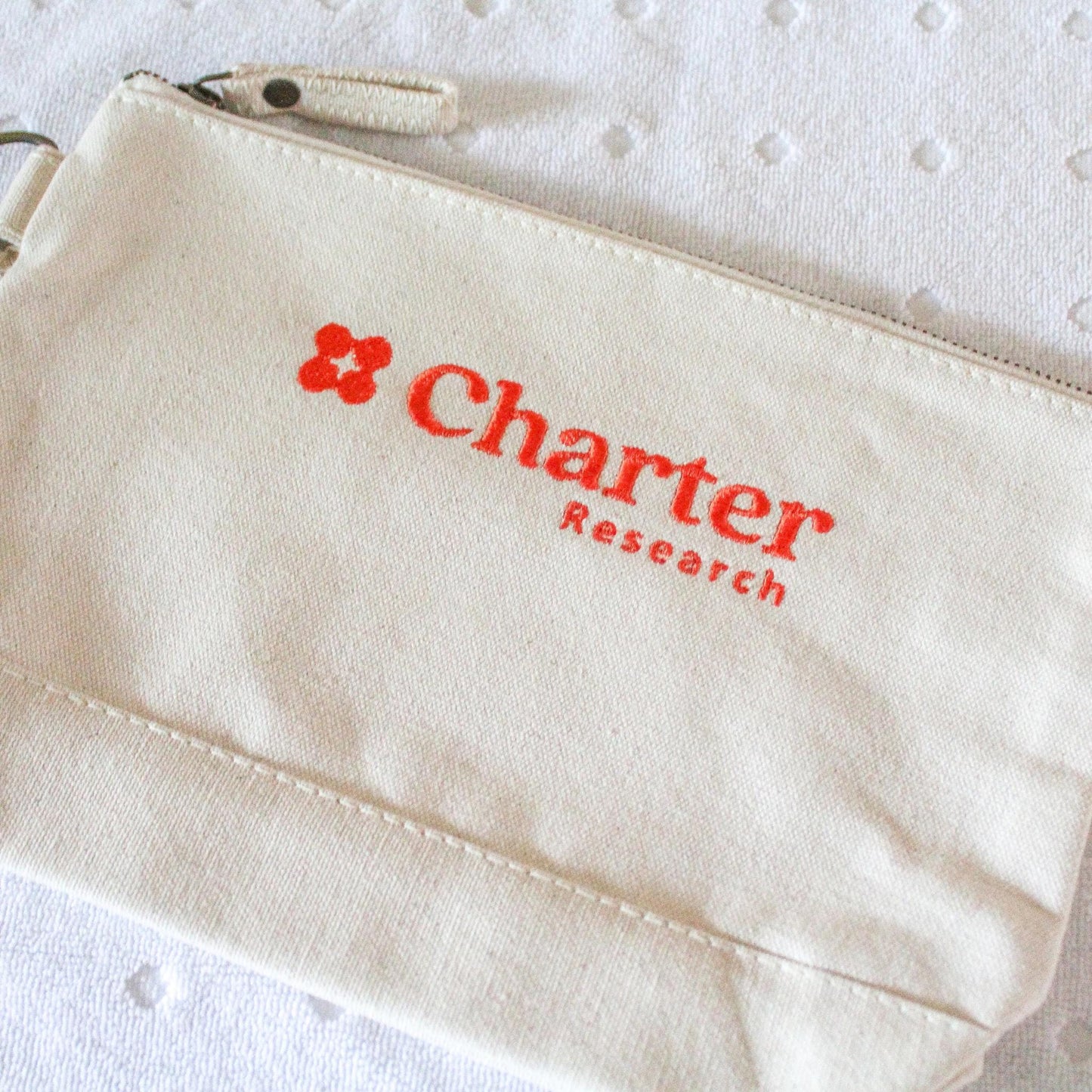 Custom Logo Canvas Zipper Pouch | Business Branded Gifts | Custom Company Logo Canvas Everything Pouch | Corporate Gif | Branded Gifts