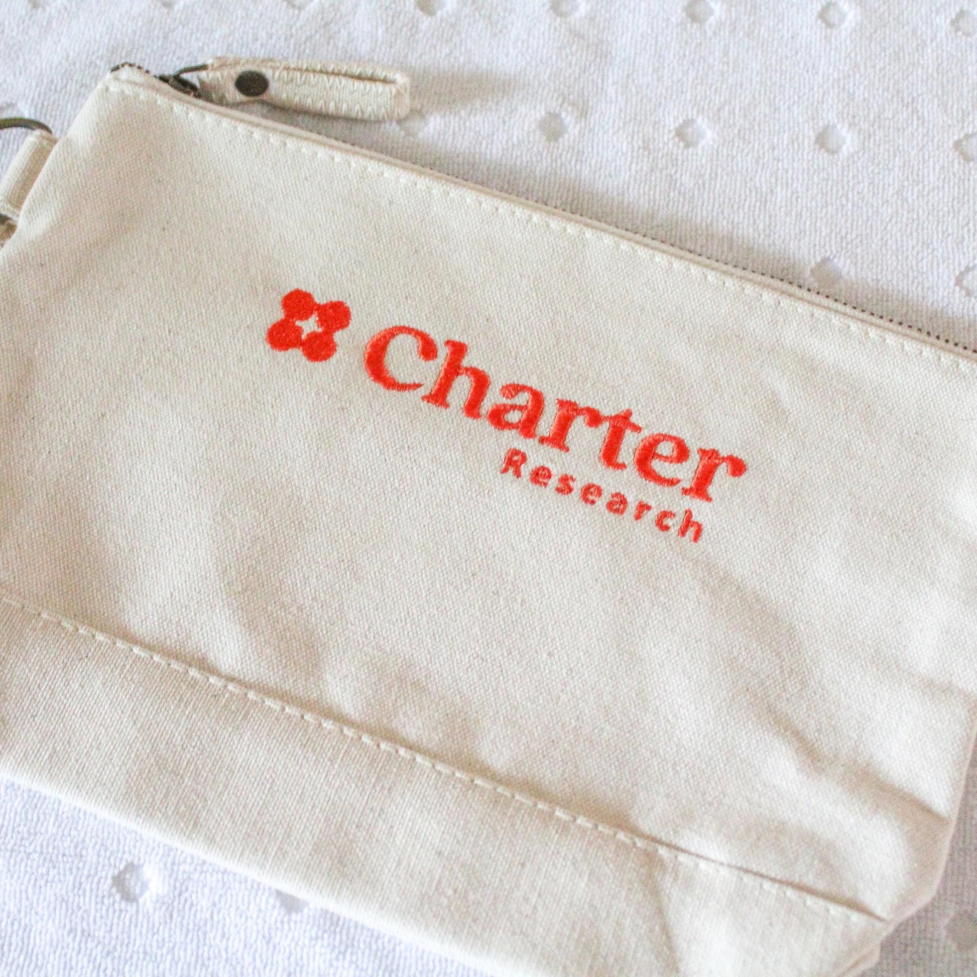 Custom Logo Canvas Zipper Pouch | Business Branded Gifts | Custom Company Logo Canvas Everything Pouch | Corporate Gif | Branded Gifts