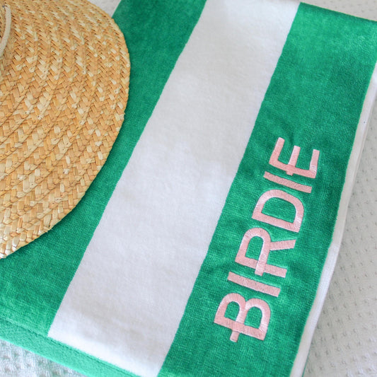 Cabana Striped Beach Towel | Personalized Beach Towel | Monogram Towel | Personalized Gifts | Custom Towel | Bachelorette Gift