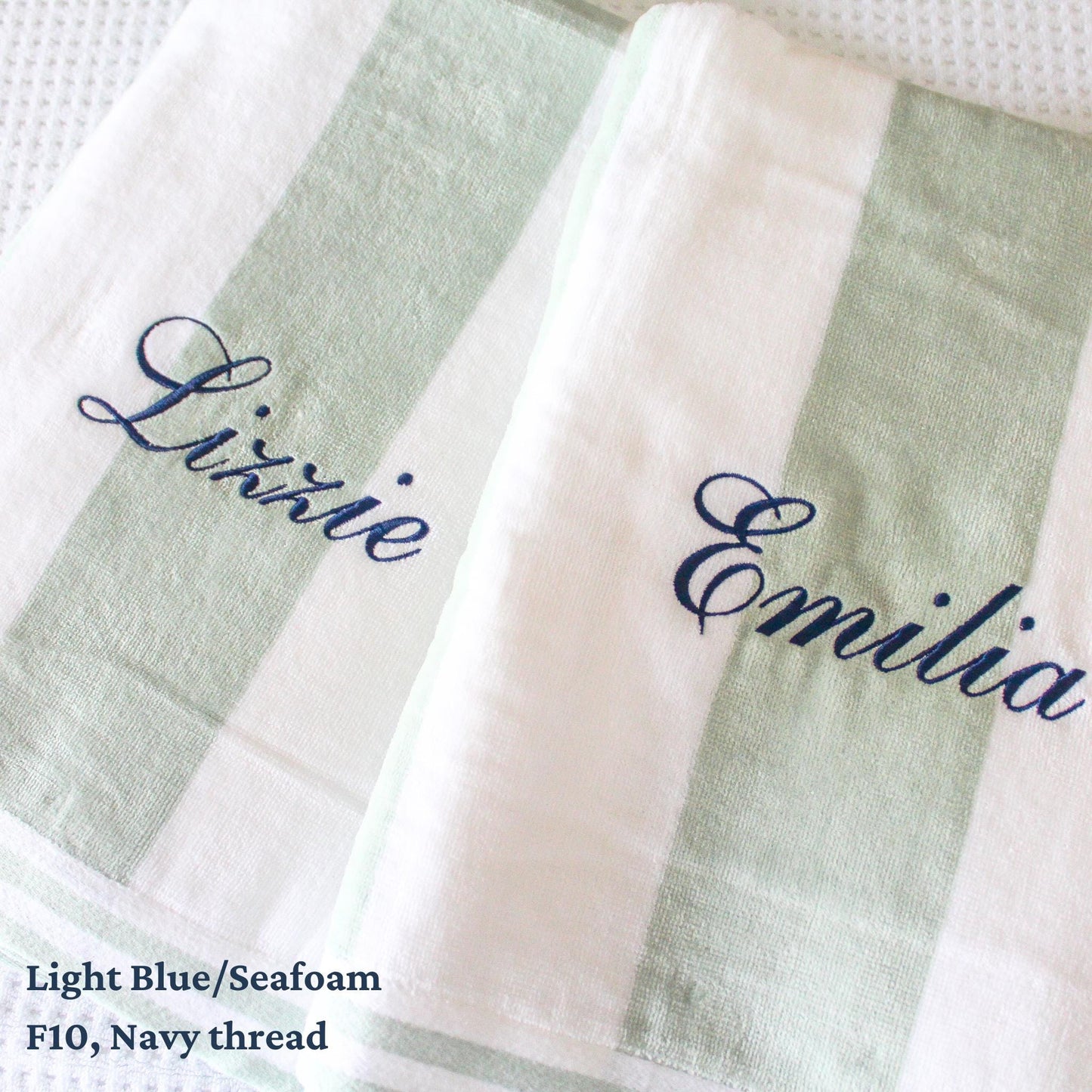 Striped Cabana Beach Towel, Personalized Beach Towel, Monogram Towel, Personalized Gifts, Custom Towel, Bachelorette Party, Spring Break