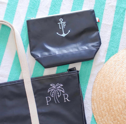Waterproof Vinyl Zipper Pouch | Personalized Zipper Pouch | Personalized Gifts | Travel Pouch | Monogrammed Everything Pouch