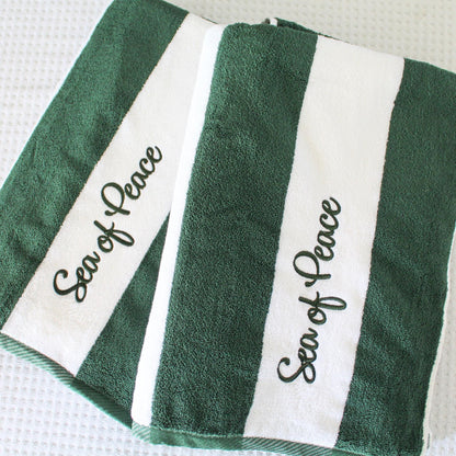 Classic Cabana Stripe Beach Towel, Custom Towel, Personalized Beach Towel, Personalized Gifts, Monogrammed Towel, Bachelorette Gifts
