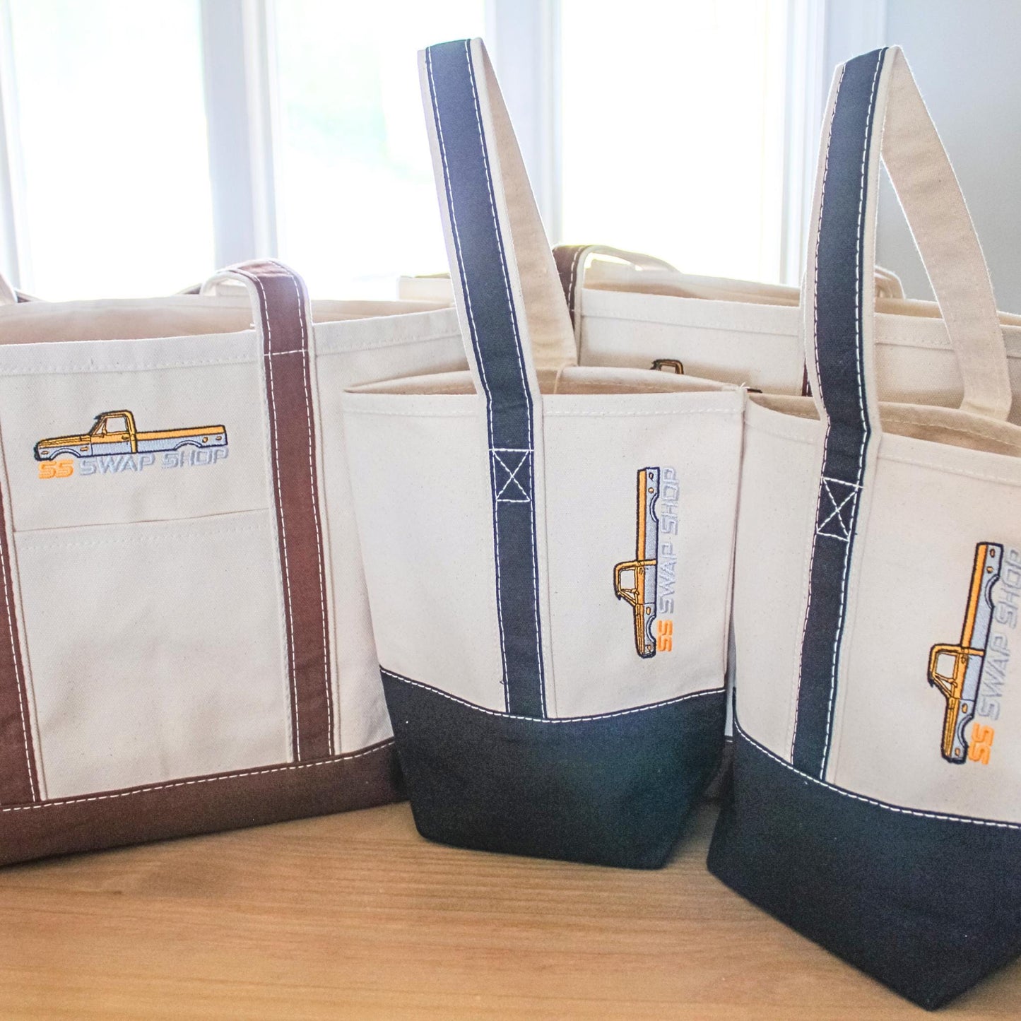 Custom Logo Canvas Wine Tote | Business Branded Gifts | Custom Company Logo Canvas Wine Tote | Corporate Gift | Branded Christmas Gifts