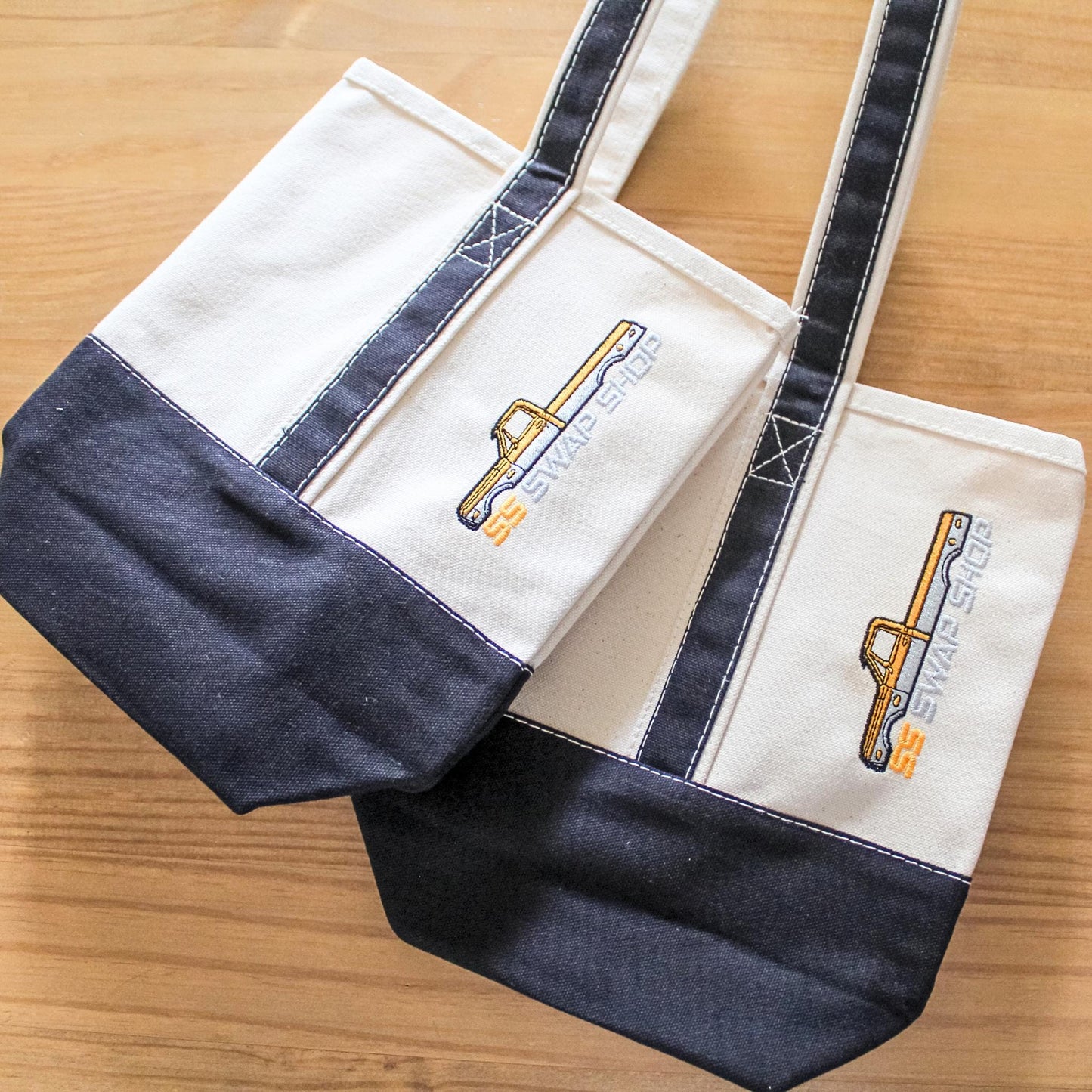 Custom Logo Canvas Wine Tote | Business Branded Gifts | Custom Company Logo Canvas Wine Tote | Corporate Gift | Branded Christmas Gifts