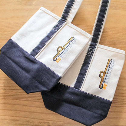 Custom Logo Canvas Wine Tote | Business Branded Gifts | Custom Company Logo Canvas Wine Tote | Corporate Gift | Branded Christmas Gifts