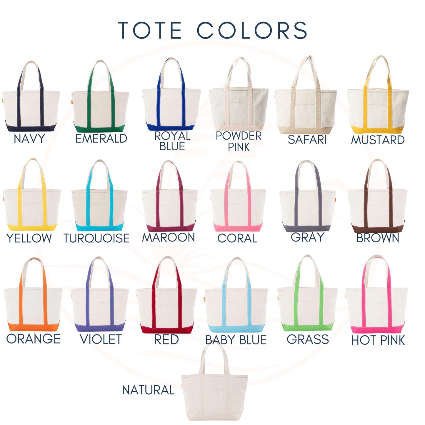 Custom Canvas Boat Tote Bag: 2 Tote Minimum | Business Branded Gifts | Custom Company Logo Canvas Tote | Corporate Gifting | Branded Gifts