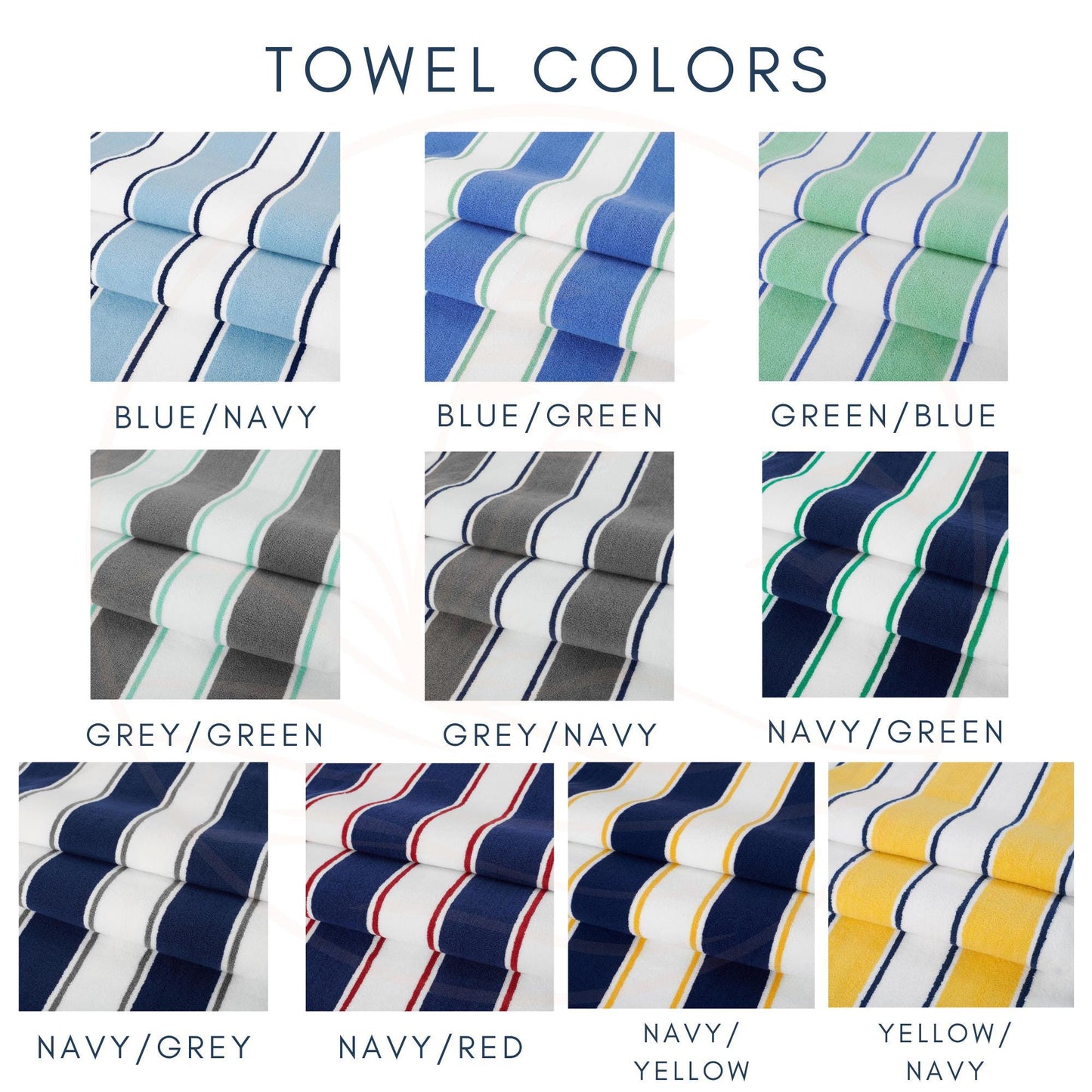 Luxury Striped Beach Towel | Embroidered Towel | Personalized Gifts | Monogrammed Towel | Plush | Thick | New Home Gift | Christmas Gift