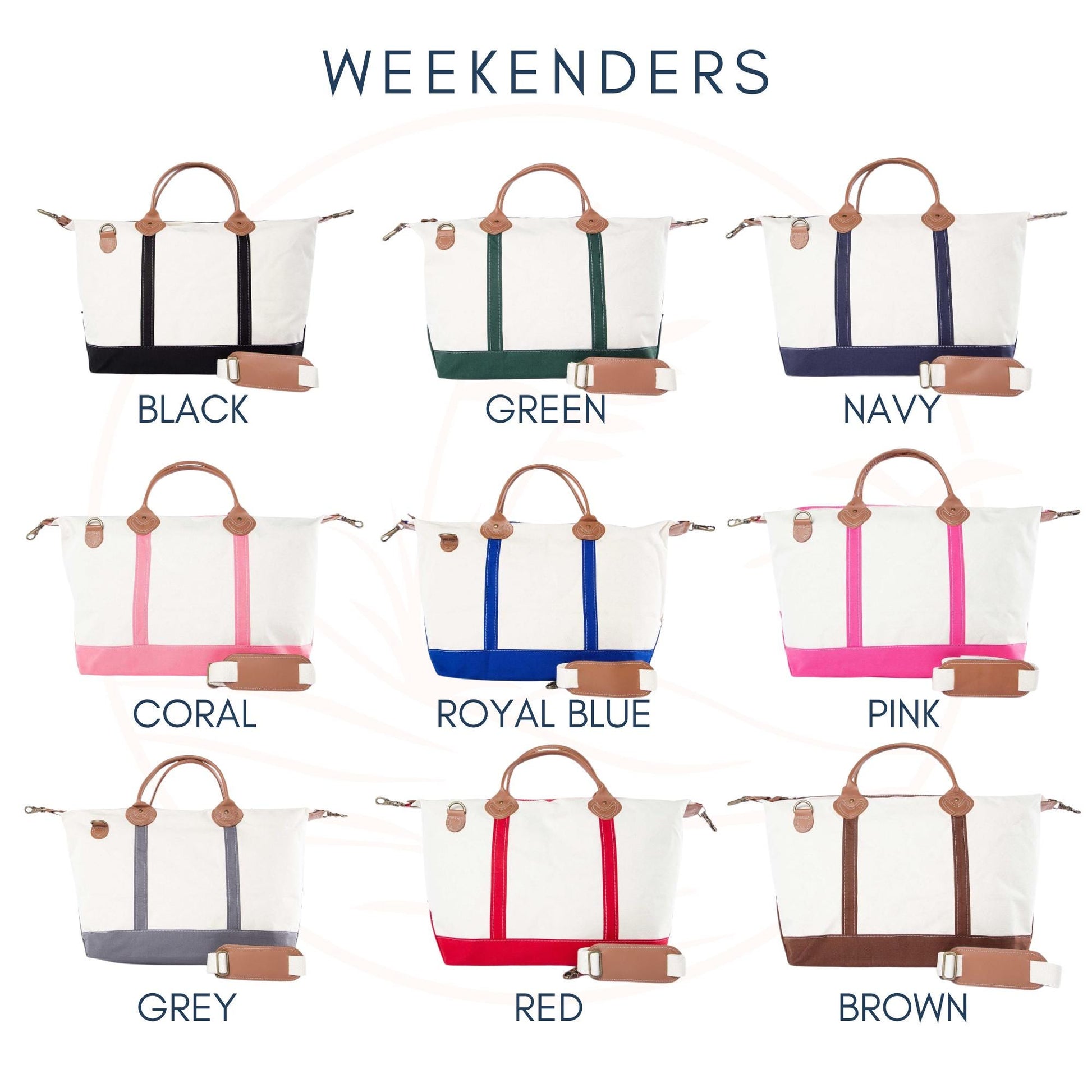 Personalized Canvas Duffle Bag | Monogrammed Travel Bag | Embroidered Overnight Bag | Personalized Gifts | Carry-on Luggage | Weekender Tote