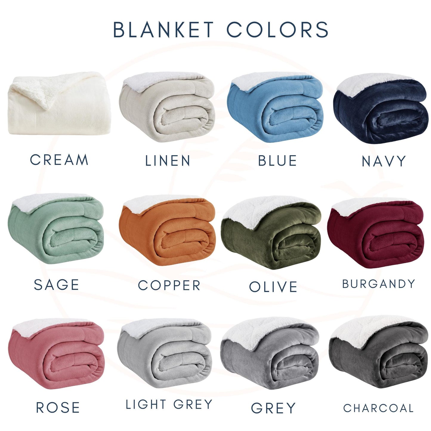 Personalized Fleece Throw Blanket | Sherpa Blanket | Personalized Gift | Housewarming Gift | Corporate Gift | Personalized Throw